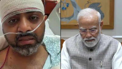 From hospital bed, Captain Smit tells PM Modi: Couldn’t let others die | India News