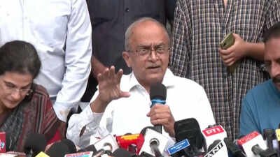 ‘Government hell-bent on crushing electoral democracy’: Prashant Bhushan calls for regime change amid anti-CEC protests | India News