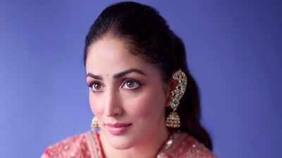 Yami Gautam serves festive elegance in a Rs 1.01 lakh red Anarkali with an embroidered Bandhani dupatta ahead of ‘Nayyi Navelli’ release on October 16 | Hindi Movie News